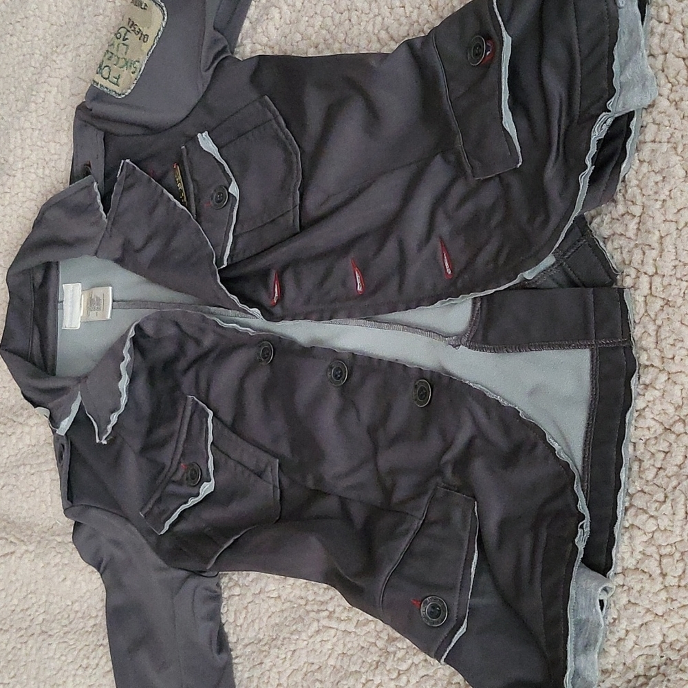 Utility army style blazer